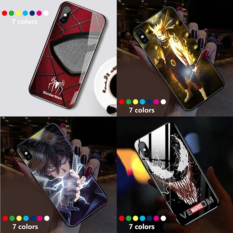 Fashion called flash glass phone case for iPhone 11/11pro/11promax tempered glass hard shell back cover for iPhone X/XSMAX