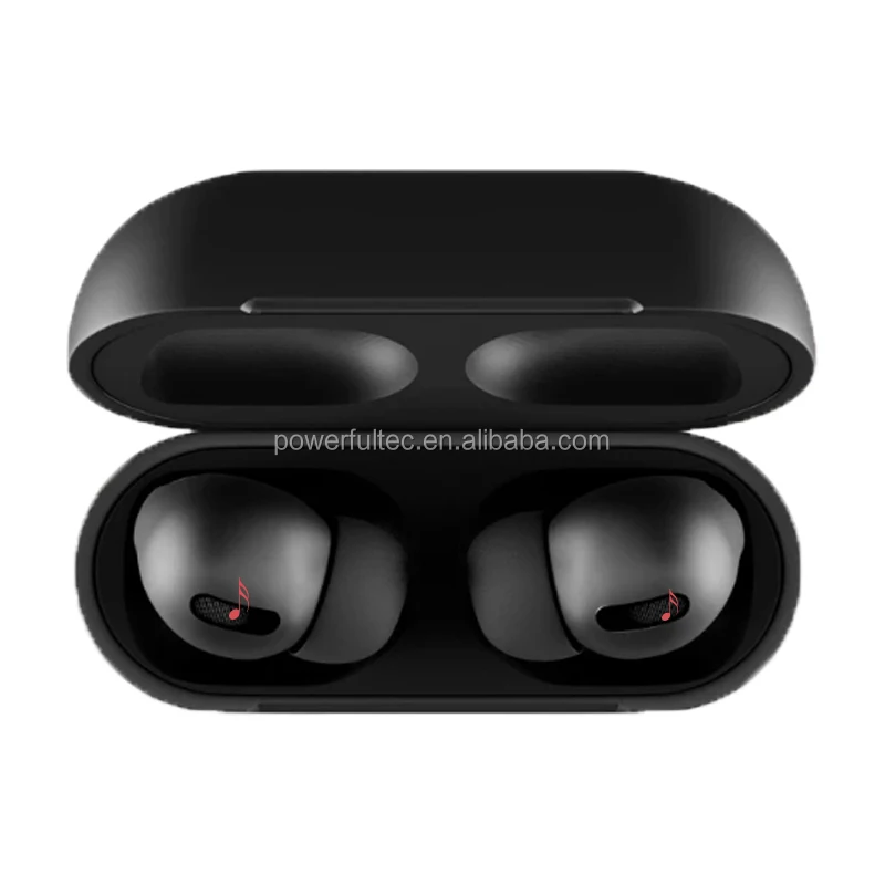 Gps Rename Mini 1:1 TWS Pro 3 Bluetooth Headphone Noise Cancelling Earbud Wireless Charging Earphone For Apple Airpods Pro Black - ANKUX.COM