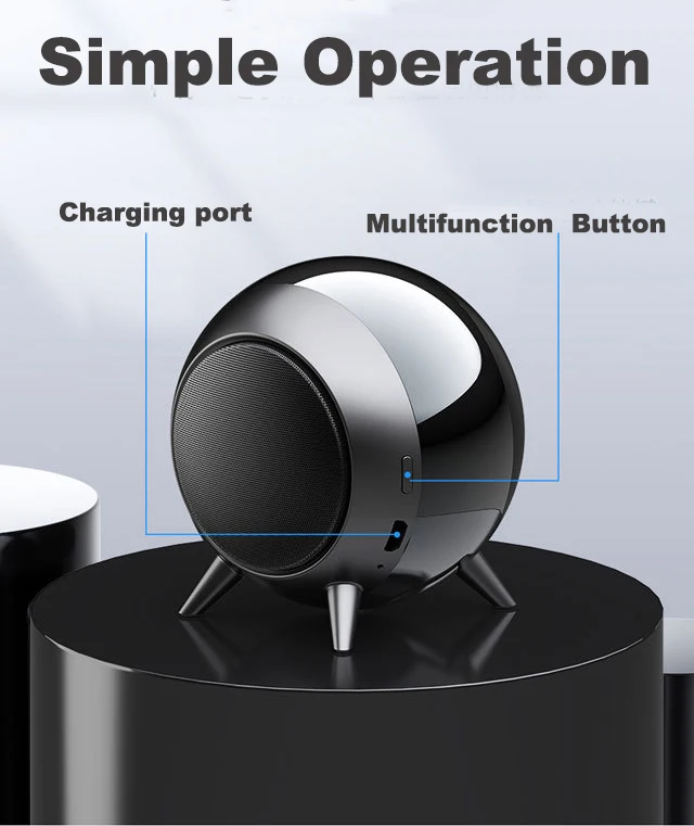 JR 2020 New Arrival Wholesales Portable Volume Control USB Rechargeable Alien Party Bluetooth UE Bass Speaker Subwoofer - ANKUX.COM