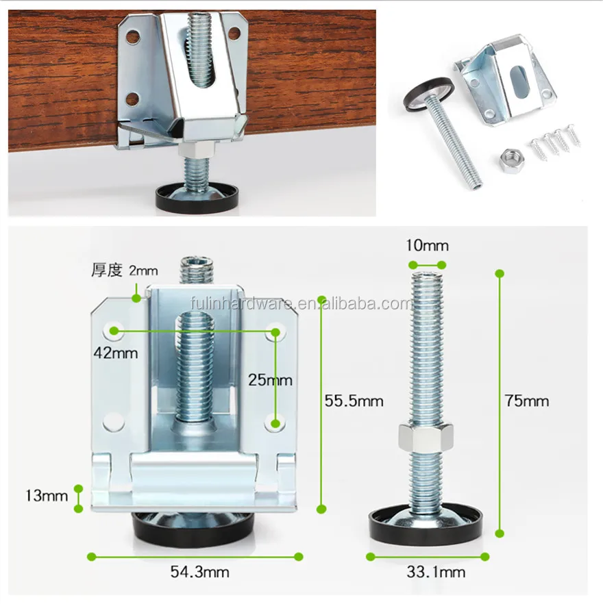 High Quality Modern Metal Wrought Iron Capacity Adjustable Furniture