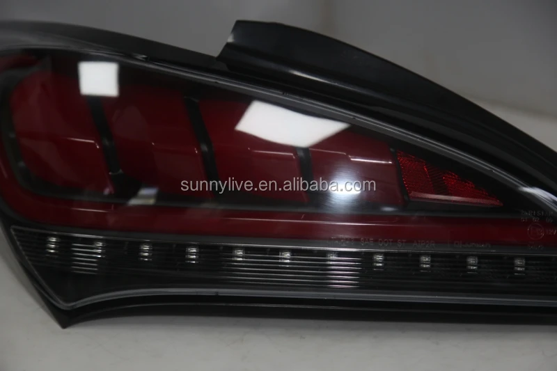 Full led rear light For Genesis Coupe 2009-2011 red  lens JY For Hyundai