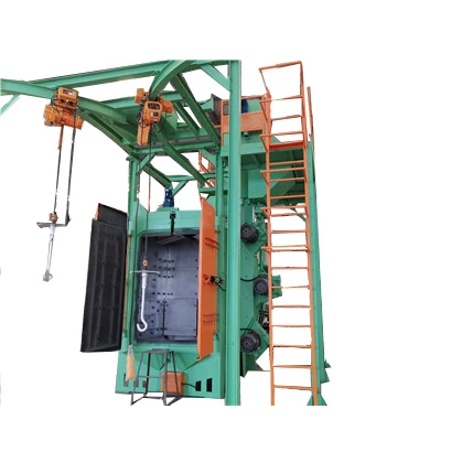 
KNNJOO -hanging chain /hook type shotblasting machine alloy wheels 