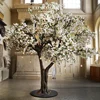 Customize artificial outdoor indoor potted plant cherry blossom tree, artifical sakura wedding trees white