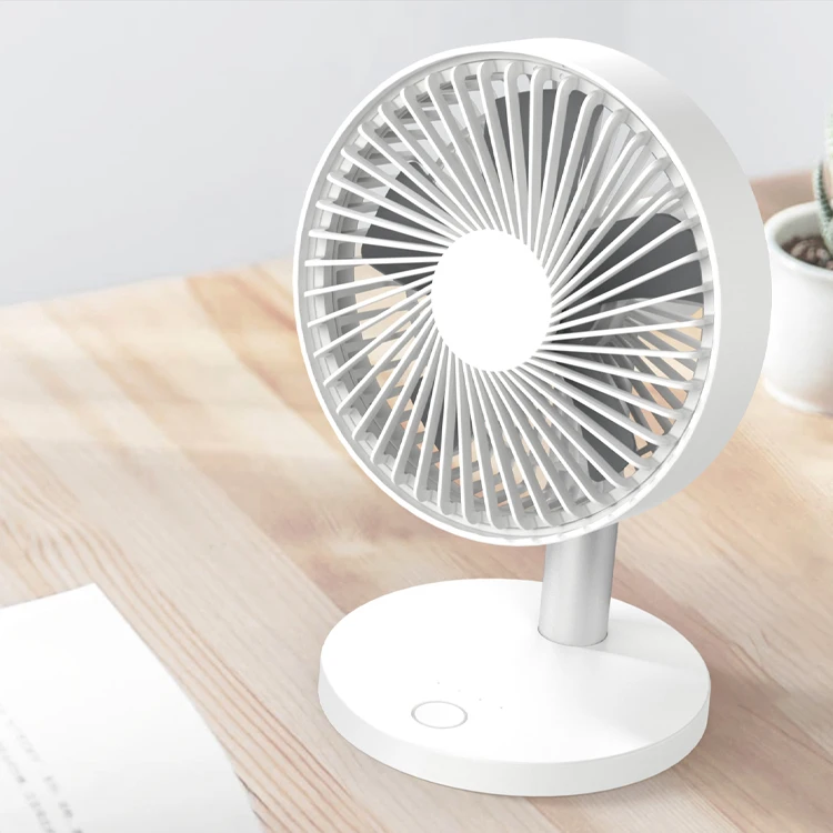 2020 Hot sale  Battery Rechargeable  Desktop fan Small Mini Usb Desk Fan