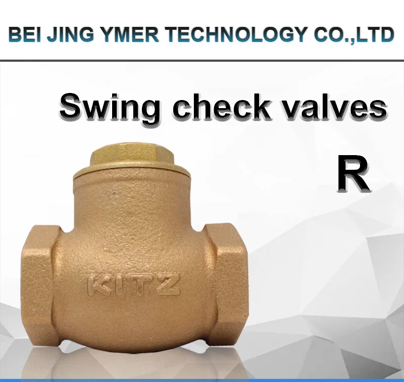 Japan Kitz R Class 125 Cast Bronze Swing Metal Check Valves Nonretun