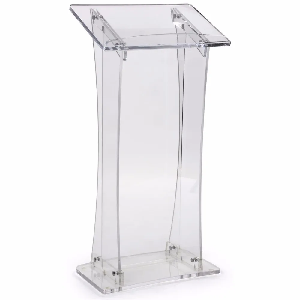 Modern Commercial Furniture Lectern Unique Design Hot Sale Acrylic ...