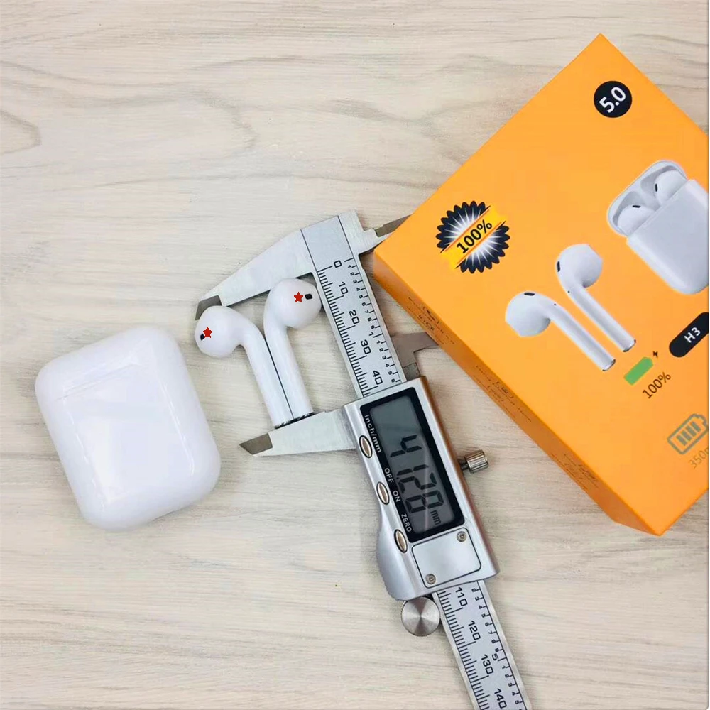 2019 trending amazon H3 tws BT 5.0 Tws Headset With Touch Control Wireless Charging Headphones Wireless Bluetooth earphone - ANKUX.COM