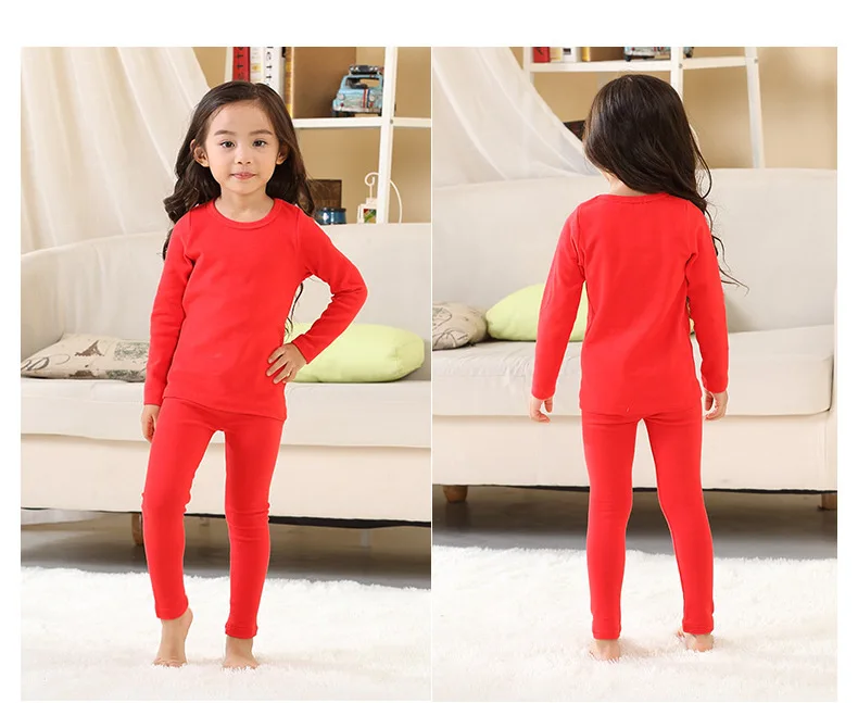 280g Custom Print Children Baby Kids Pajamas Pijamas Thick Winter