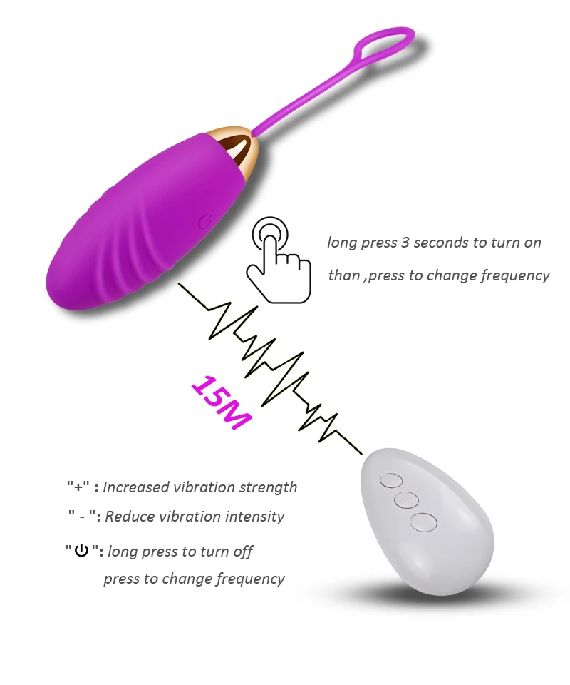 7 Multi Speed Wireless Remote Vibrator Egg Sex Toys For Women Masturbator Female Sex Product Usb