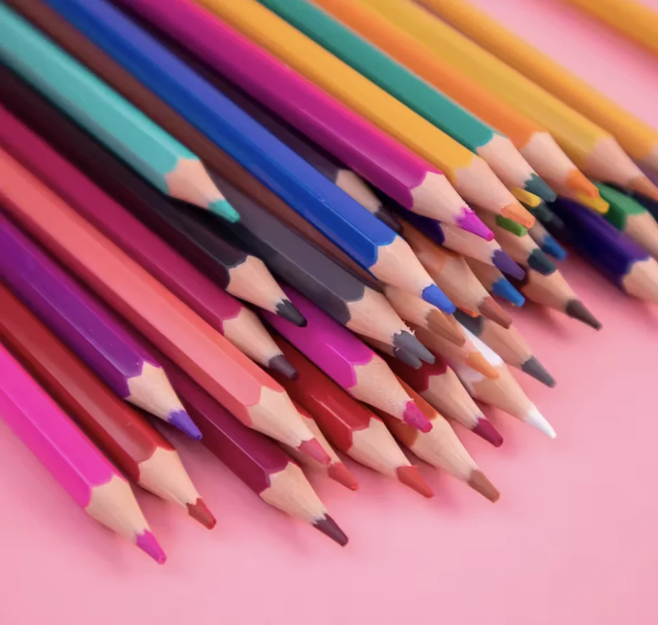 Set di matite colorate per bambini atossiche in legno_voghion.com