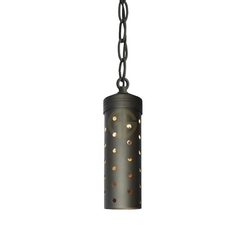 New module low voltage 10-15V brass hanging light outdoor chain chandelier landscape light tree pendant light