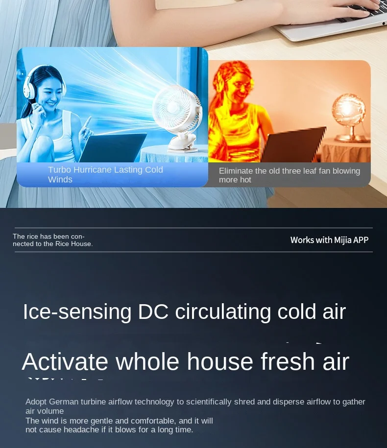 Desktop Fan, USB, Portable - detail 22