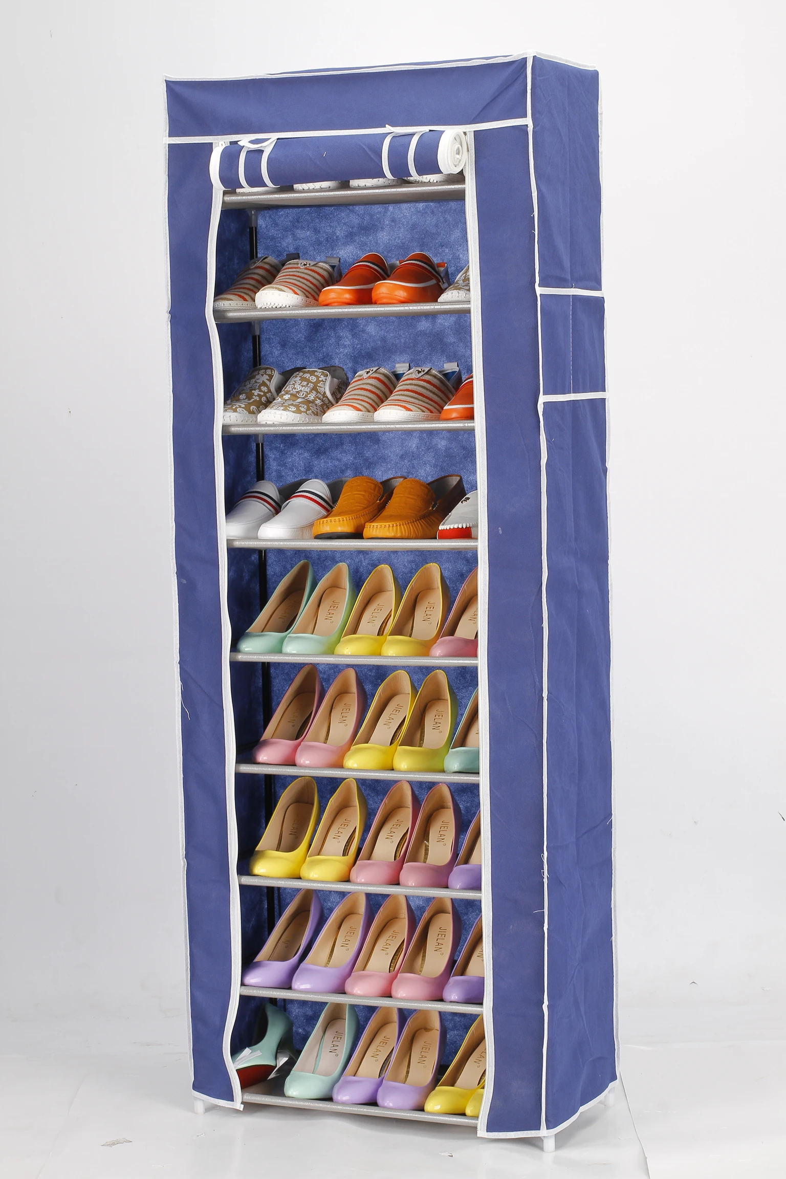 10 Layer 30 Pairs Non Woven Fabric Shoe Rack For Living Room Buy Non Woven Shoe Rack,Fabric