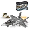 Xingbao Military Building Blocks 06026 F35 Fighter 646pcs Fighter plane Blocks Bricks for Boys Educational Toys Gifts