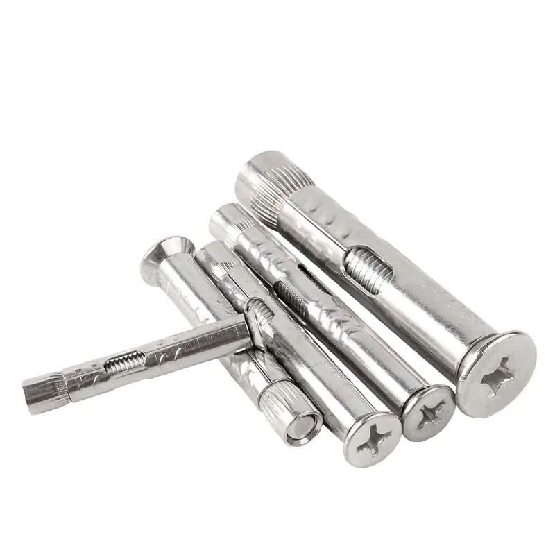 304 Stainless Steel Inner Expansion Bolt Cross Countersunk Head Flat