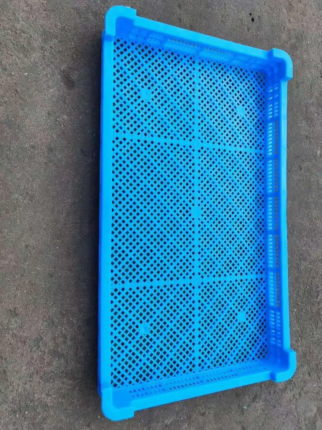 Plastic Crates Tray / Cage For Poultry Processing Plant Freeze Plate