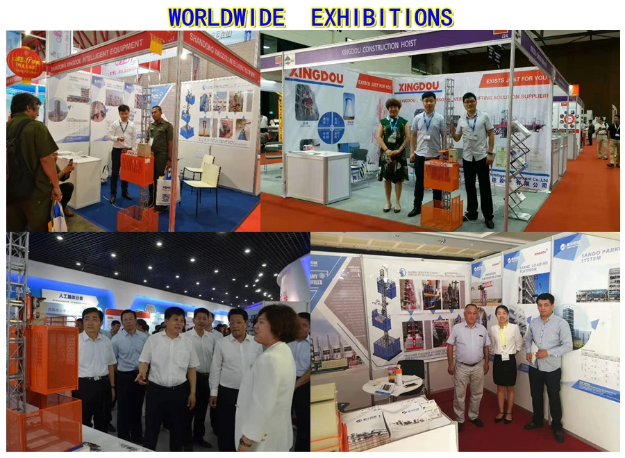 construction passenger  hoist exhibition