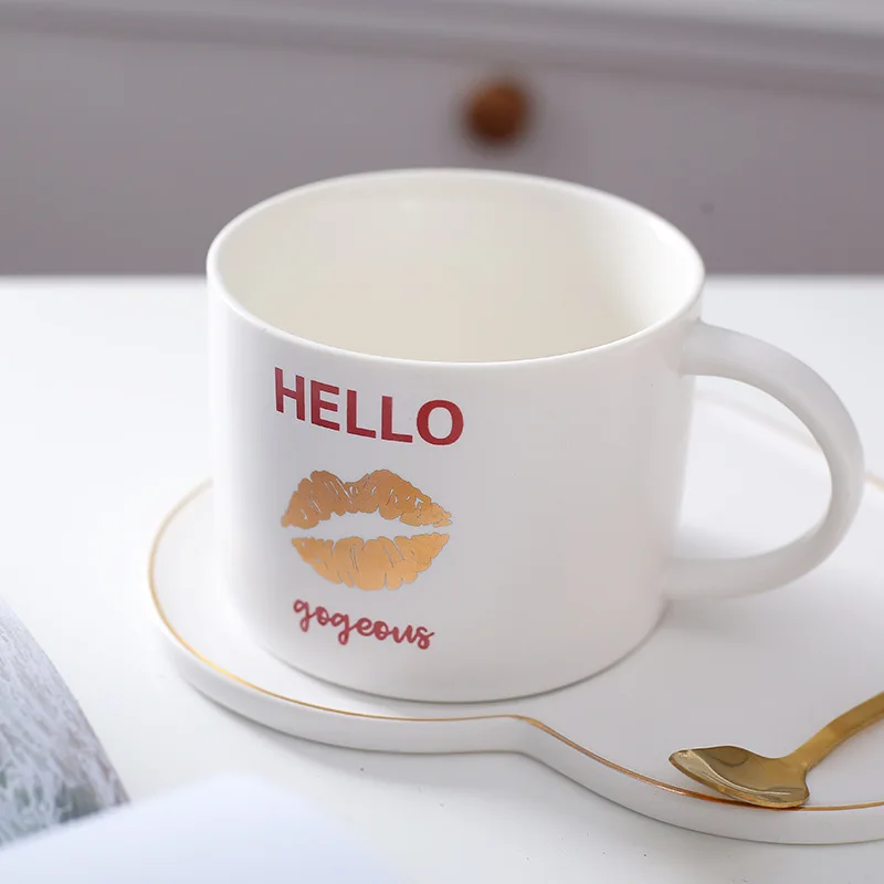 Nordic Brief Style Afternoon Tea Cup Sets Ceramics Coffee Cup &saucer