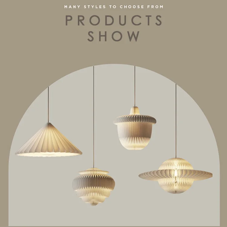 Bedroom Honeycomb Decorative Paper Pendant Light