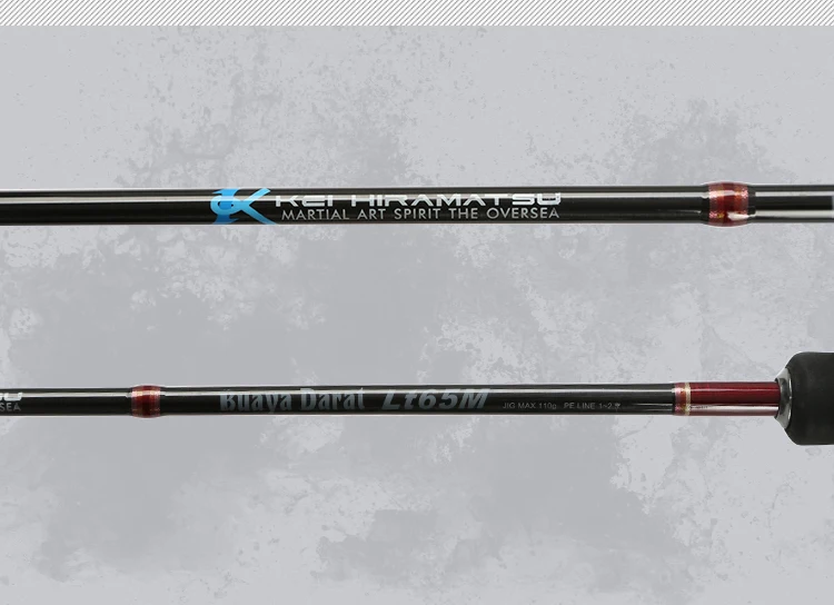 Hanhigh Best Fishing Rod1.95m Jig Max 110g Pe Line 12.5 Rod Weight 137