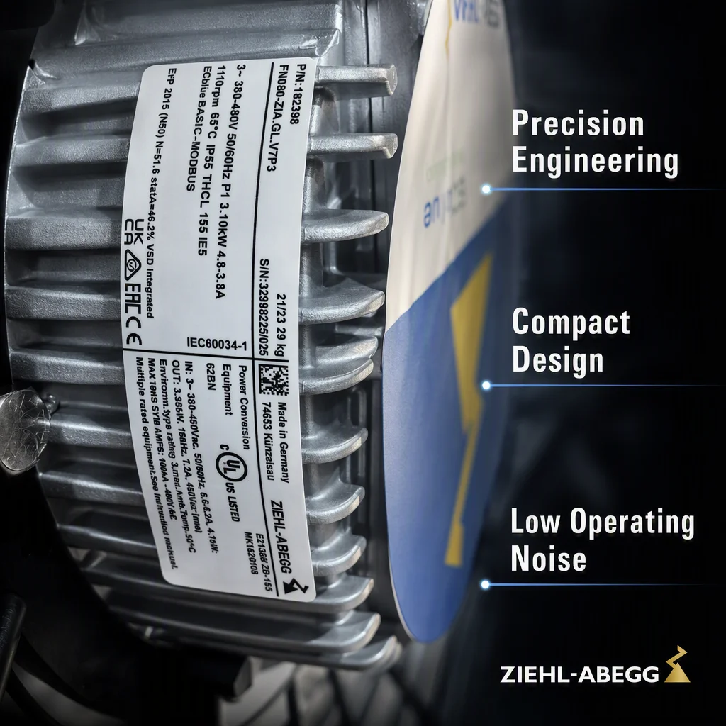 Axial Fan, 800mm, 3100W, 380V/480V, IP55 - detail 6