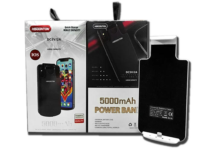 Universal high quality 5000mAh capacity mobile phone universal battery box for iphone - ANKUX.COM
