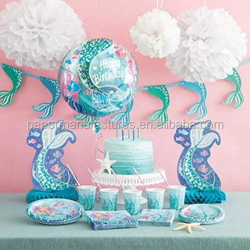 Sirene Fete Decoration De Piece Maitresse Papier En Nid D Abeilles En Tissu Gamer Anniversaire Sirene Fete Theme Buy Fete De Sirene Nid D Abeilles En Papier Theme De Fete De Sirene Product On Alibaba Com