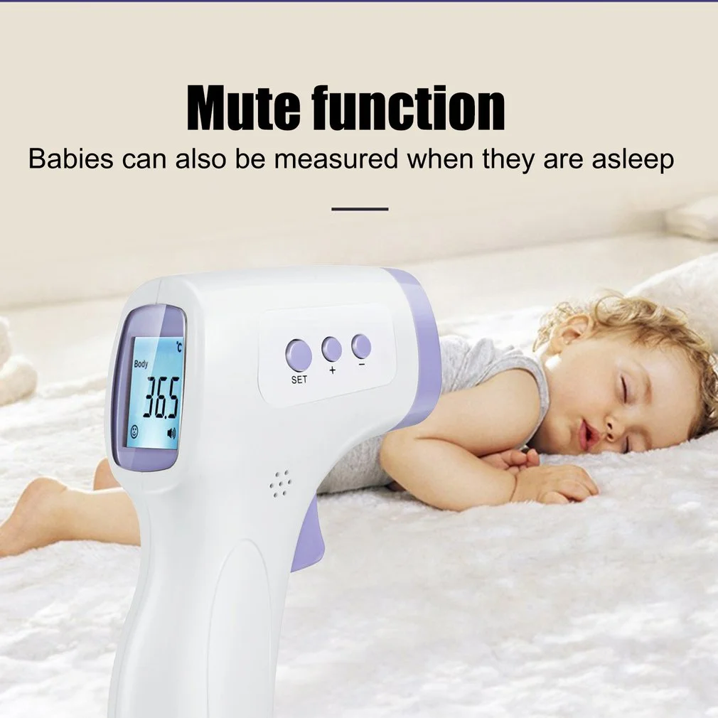 2020 new cheap price handheld instant fast read contact-less baby caring digital fever alarm Infrared Thermometer gun