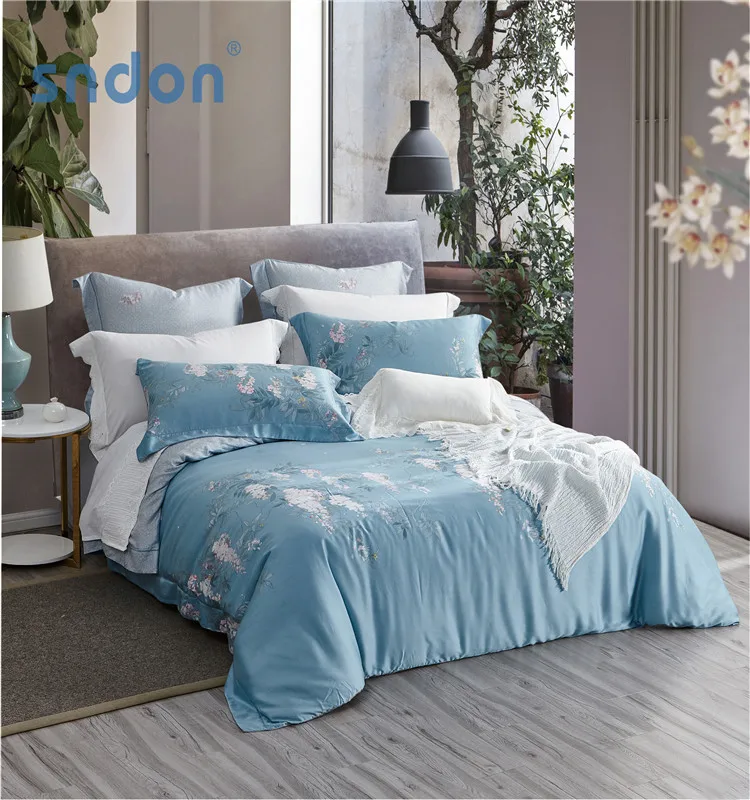 Wedding Bed Cover Bed Linen Turkey Tencel Fabric Beddings Comforter