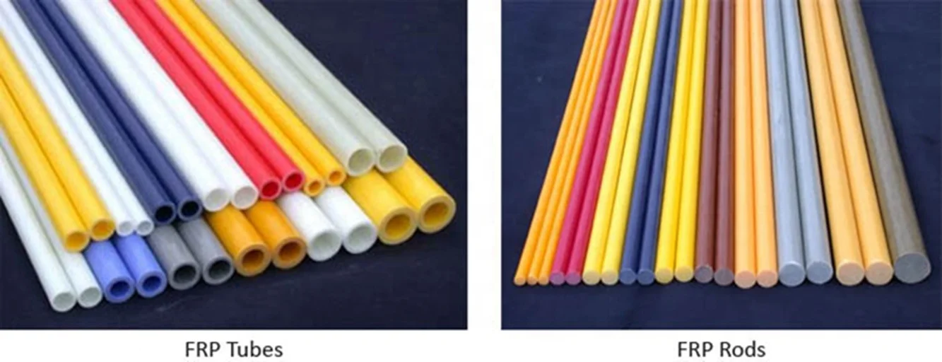 Flexible Fiberglass Frp Pultruded Profile Colorful Round Solid Fiber