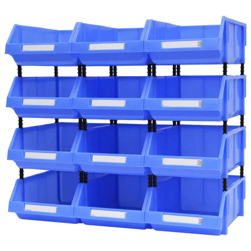 Front Opening Warehouse Storage Bin Plastic Stackable Storage Box ...