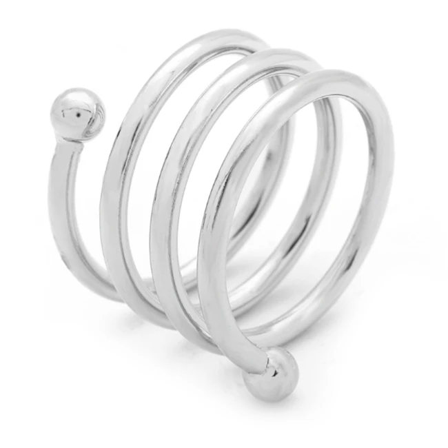 Wholesale Napkin Rings Wire Round Metal Silver Gold Rose Gold