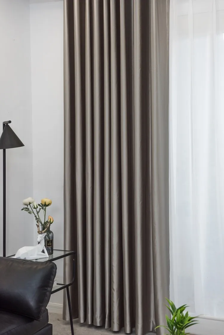 Silk Blackout Ready Curtain, 100% Silk, Grommet - detail 22