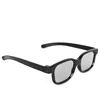 Free Shipping 163D Circular Polarized Passive 3D Stereo Glasses Black For 3D TV Real D IMAX Cinemas