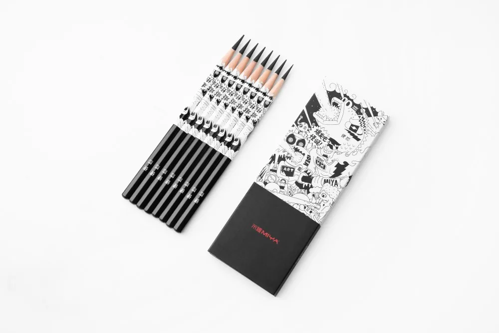 8pcs 4b Miya Weird Pencil Set - Buy Pencil With Seed,Pencil Sketch,Pencil  Box For Boys Product on Alibaba.com