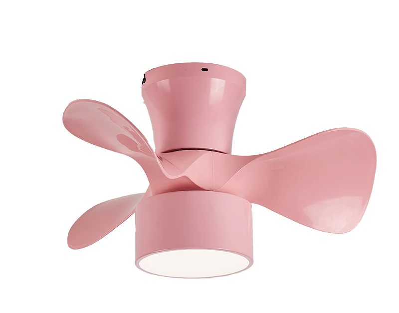 CE CCC Pink Mini Kids Energy Saving Fixtures Ceiling Fan Light For Low Ceilings