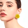 2019 Fashion Statement Korean Cute 9 Colors Women Jewelry Flower Small beads Stud Earrings