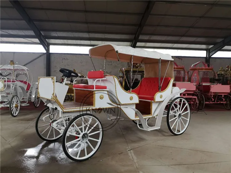 Oem Horse Carts Electric Horse Carriage Royal Horse Wagon Sightseeing