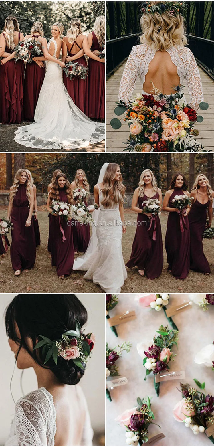 Morden Black White Artificial Flowers Roses Diy Wedding Bouquets