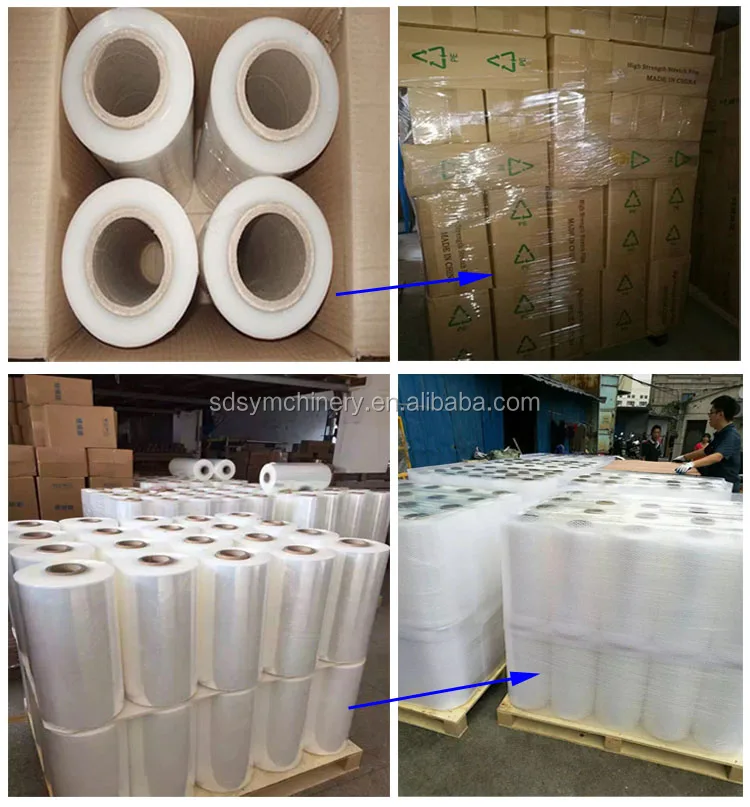 Factory price polyethylene pallet Stretch Wrap, BOPP PE Cast Stretch Film Wrap film / stretch film