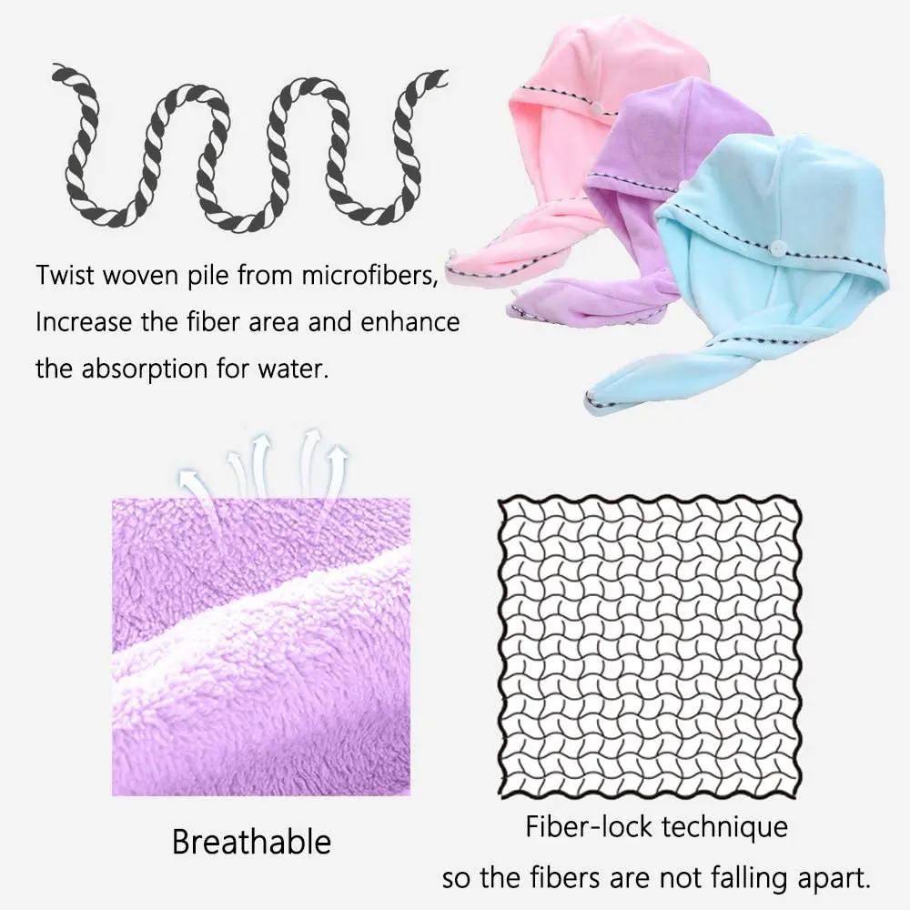 microfiber hair dry towel