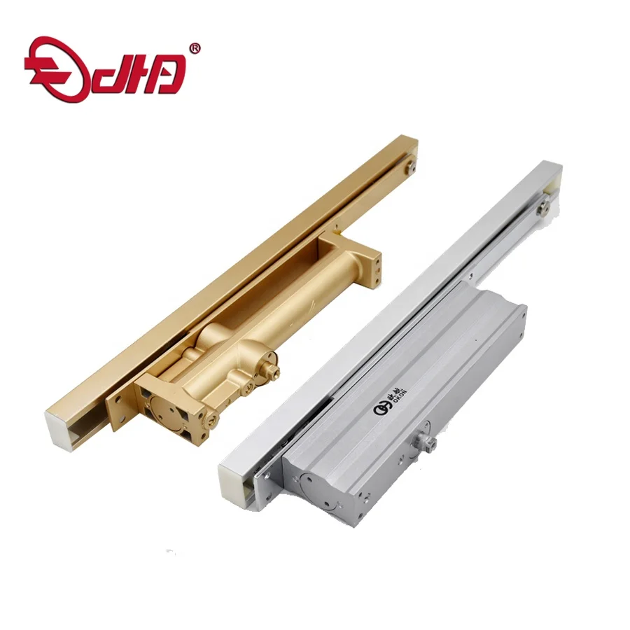 High Quality Concealed Door Closer With Hold Open Silent Motion For