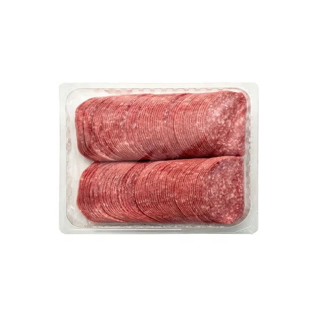 Automatic bacon thermoforming vacuum packaging machine