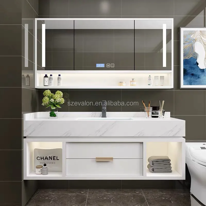 Directo De Fábrica De Color De Negro Moderno Colgado En La Pared,Baño