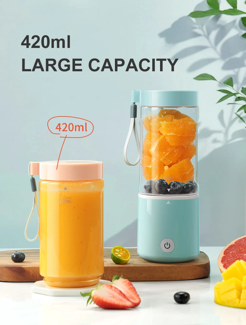 Amazon Hot Sales Rechargeable Personal Sports Fruit Blender portable Mini Blenders Smoothie Makers