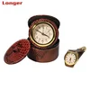 Hot sale gift set travel alarm clock with promotional watch