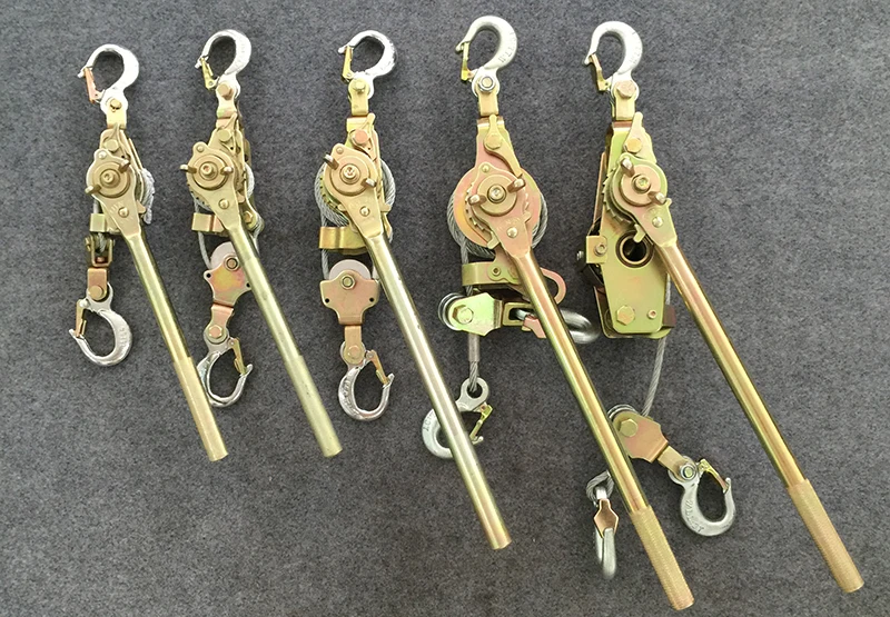 2021 hot 1ton 2ton 3ton high quality ratchet wire rope hand power puller wire tensioning tool cable ratchet puller