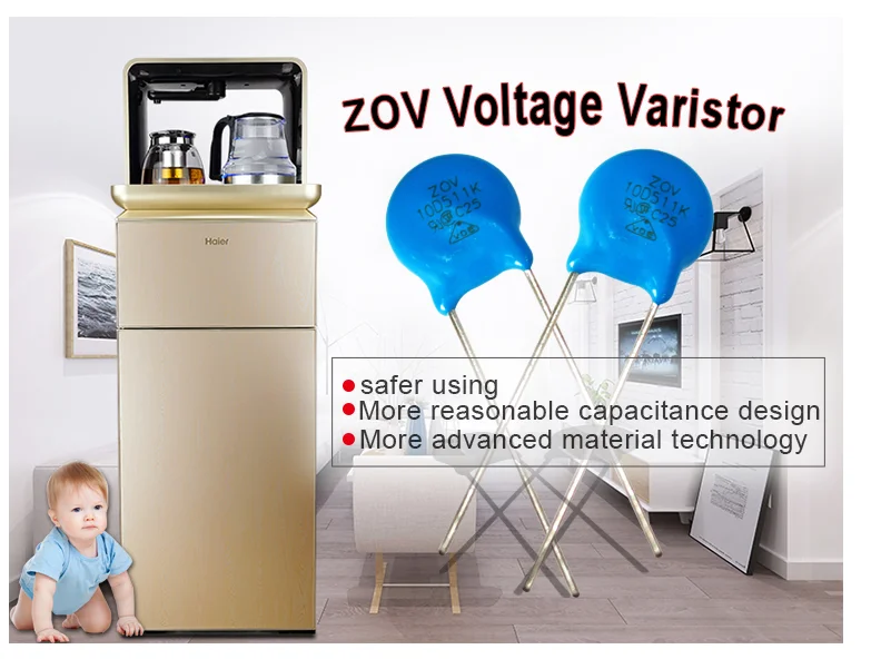 471k Varistor 07d471k Azul Varistor De Óxido Metálico Tensión De