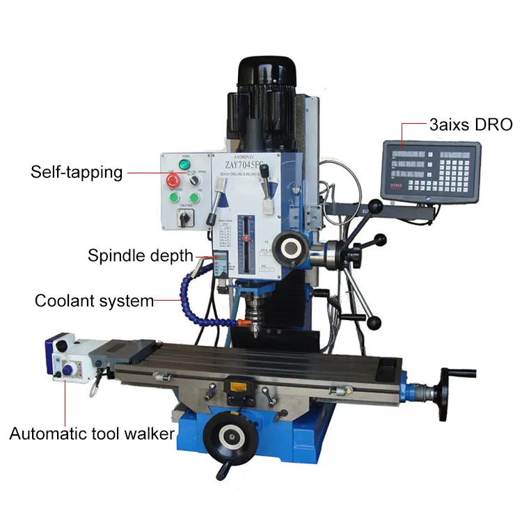 Zay7045fg Gear Head Drilling And Milling Machine With Metal Working