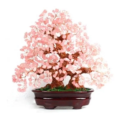 product new wholesale feng shui gemstone tree home decoration lucky fortune money tree for gift-3